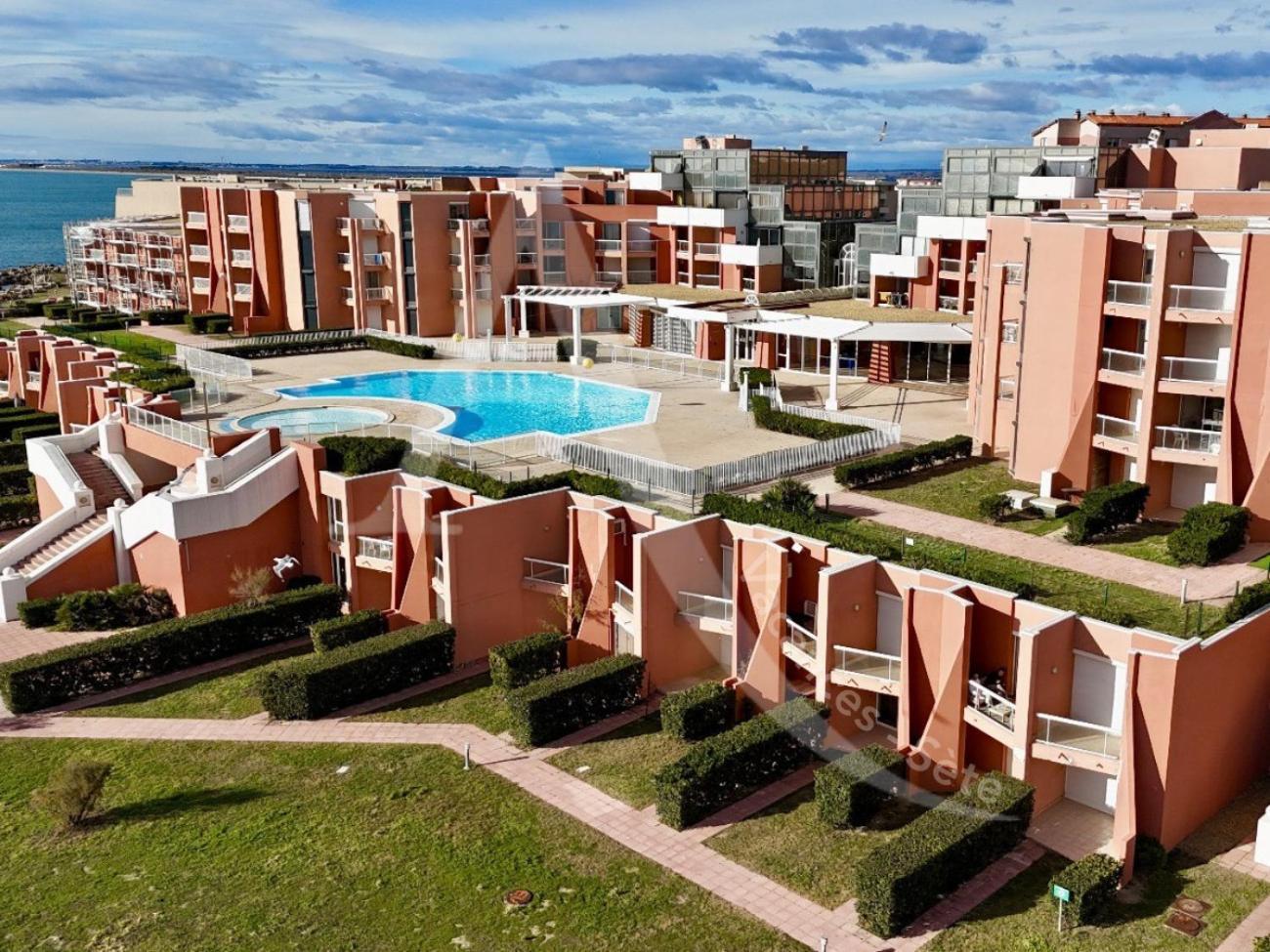 Studio 4 Pers, Pkg, 1Ere Ligne Mer, Piscine, Tennis Сет Екстер'єр фото